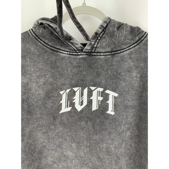 Live Fit Apparel Honor Hoodie Vintage Black Unisex Large New LVFT Never Quit - Picture 5 of 13